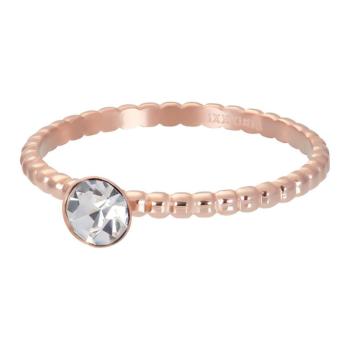 Füllring Ball With Crystal Stone 2mm